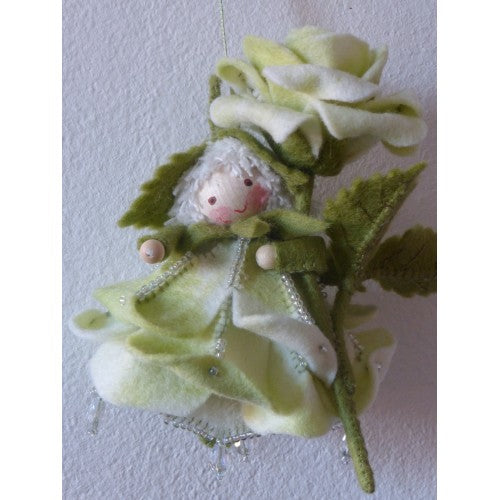 Bloemenhangertje Witte Roos